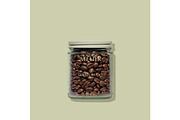 Coffee Bean Jar Mockup, a Cups & Container Mockup by Copal (Thumbnail 14 of 17)