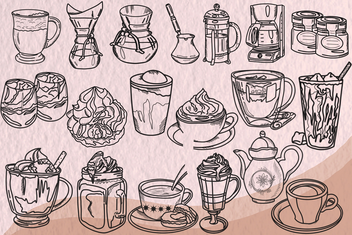 Coffee Digital Stamps, a Graphic by Favorites_Art (Photo 4 of 15)