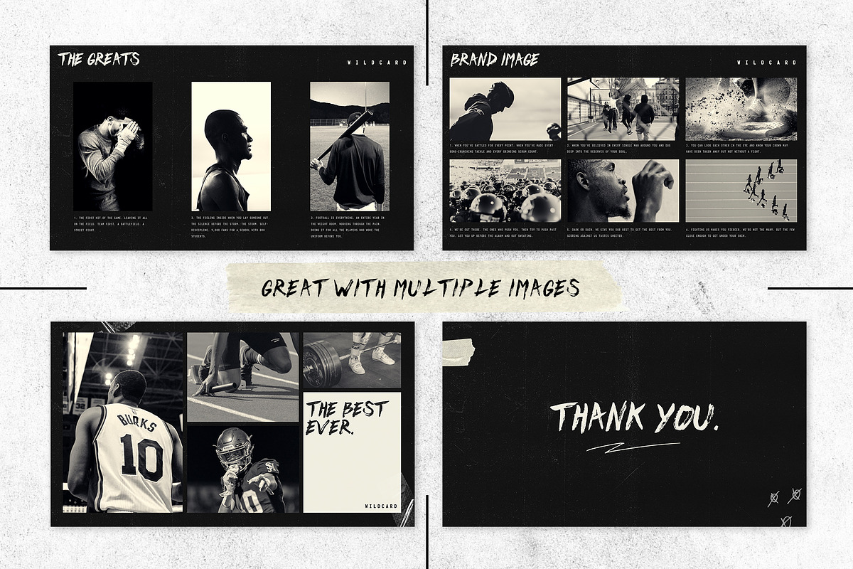 WILDCARD - PRO ATHLETE KEYNOTE PACK, a Presentation Template by GOAT Design Co. (Photo 8 of 13)