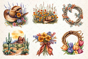 Western Spring Clipart, an Illustration by Dream Creation (Thumbnail 3 of 6)