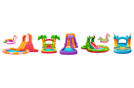 Aquapark water slide vector icon, an Illustration by art PVP - market