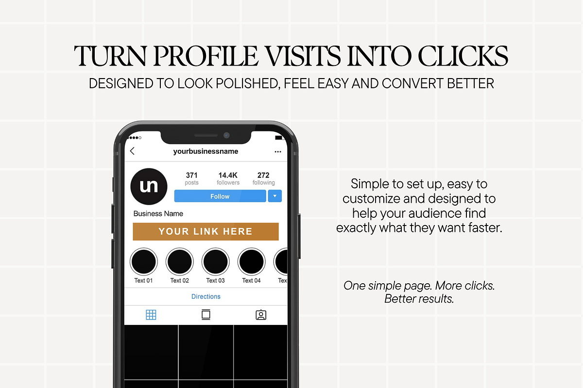 Warm Link In Bio Canva Template, a Landing Page Template by Anna Design Studio (Photo 7 of 11)