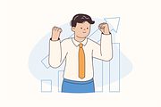 Reward Success Illustration, an Object Graphic by Jump Studio (Thumbnail 11 of 14)