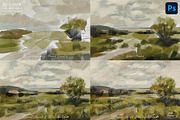 Realistic Oil Brushes Photoshop, a Brush Add-On by Julia Dreams (Thumbnail 2 of 8)