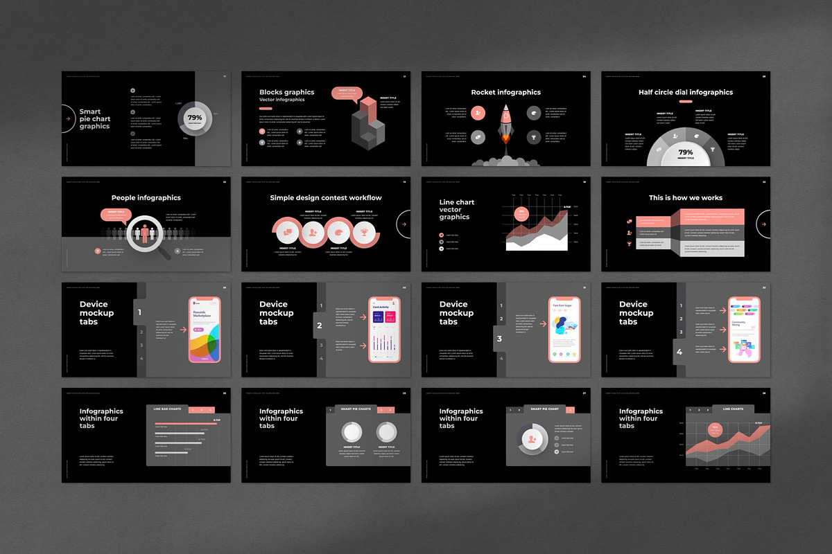 Silent PowerPoint Template, a Presentation Template by Creathrive Design (Photo 7 of 8)