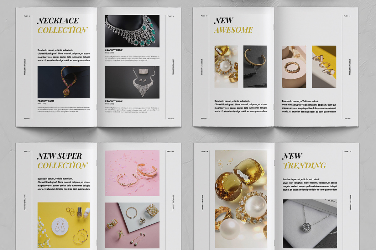 Jewelry Catalog Portfolio Layout, a Magazine Template by ContestDesign (Photo 3 of 3)