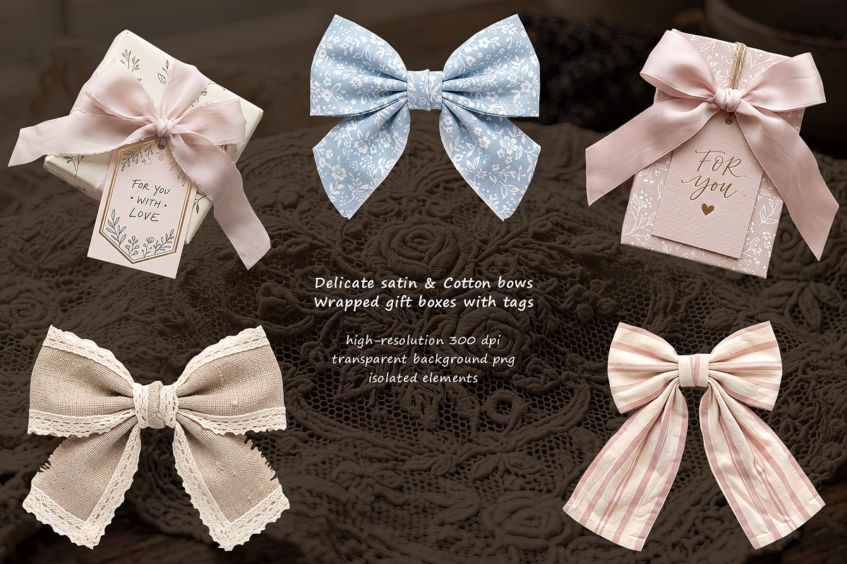 Vintage Coquette Archive, a Background Graphic by Nadia Semyroz (Photo 7 of 12)