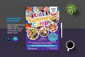 Kids Summer Camp Flyer