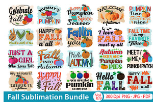 Fall Sublimation Bundle Vol.9