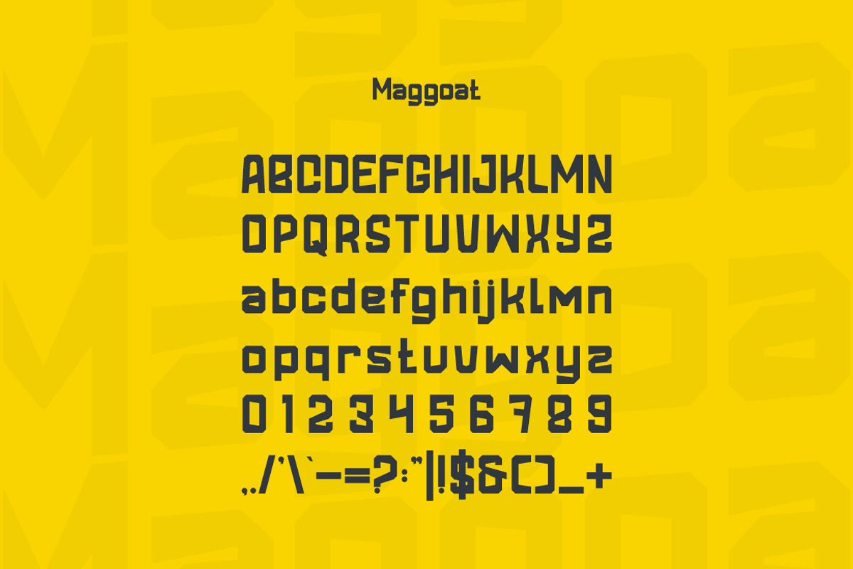 Maggoat - Kids Font, a Sans Serif Font by Iqsiart Studio (Photo 5 of 6)