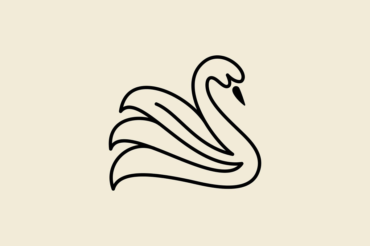 Elegant Swan Lineart Logos, a Branding & Logo Template by Buqancreative (Photo 8 of 9)