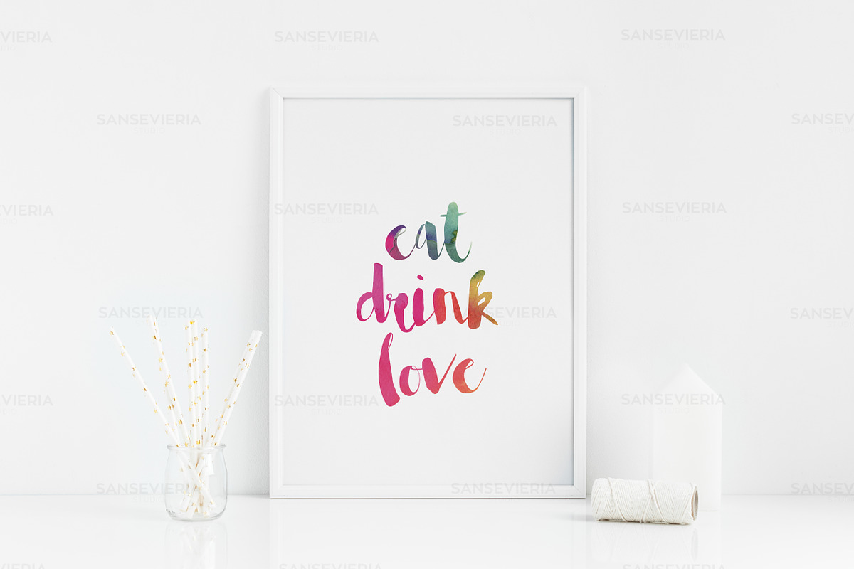 30x40 print mockup white frame 3:4, a Print Template by Grace White (Photo 3 of 4)