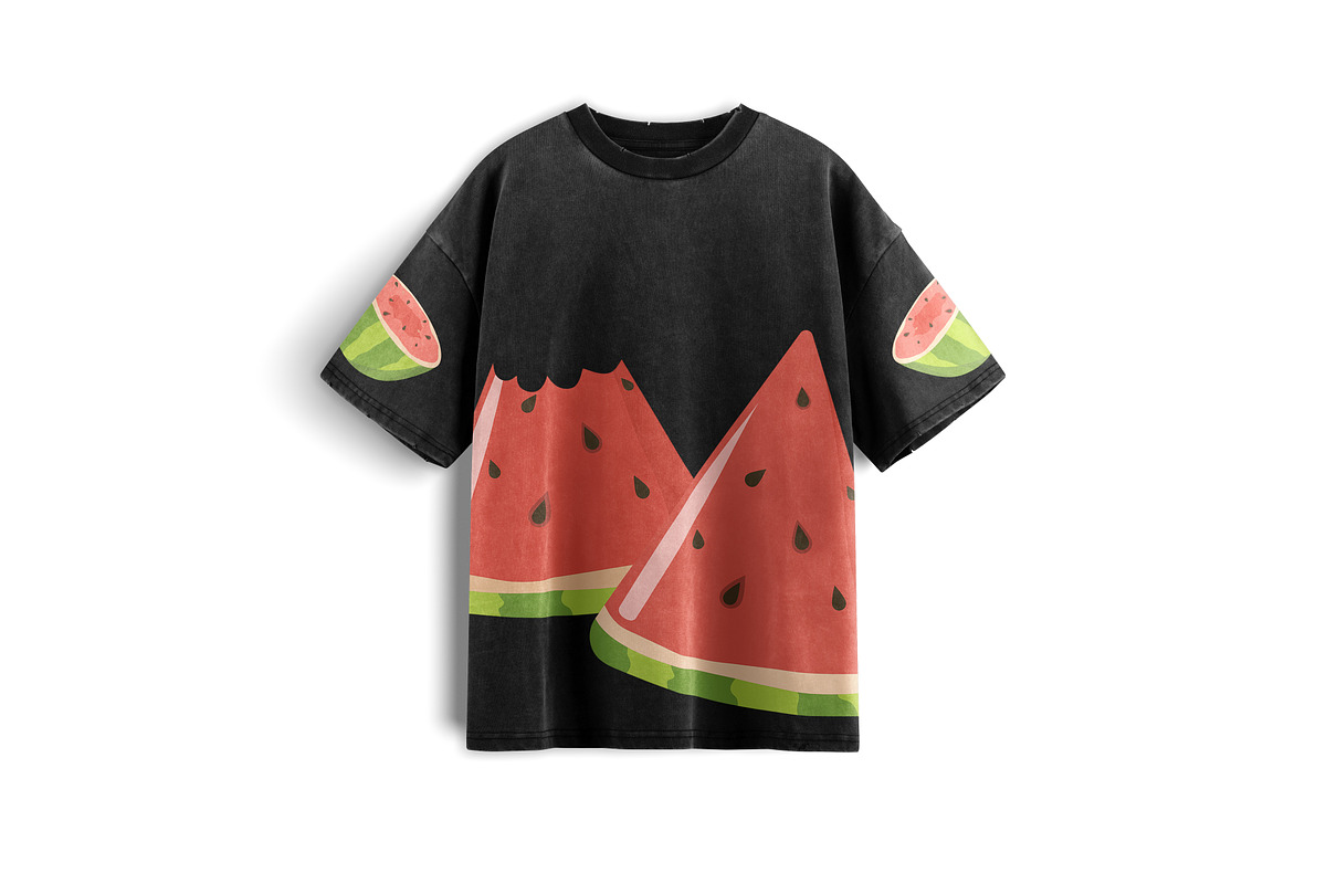 Watermelon Clipart Patterns Cards, a Food Illustration by Vaniuta_Art (Photo 2 of 5)