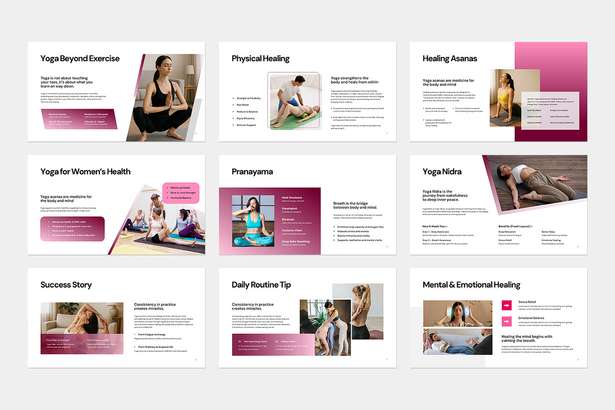 Yoga & Healing Presentation preview 6
