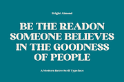 Bright Almond, a Serif Font by zeenesia (Thumbnail 10 of 17)