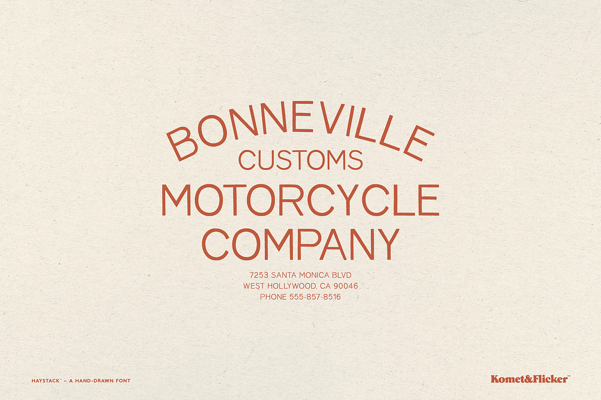 Haystack, a Sans Serif Font by Komet & Flicker (Photo 10 of 13)