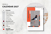 2027 Wall Calendar Template, a Stationery Template by MstArtwork (Thumbnail 5 of 6)