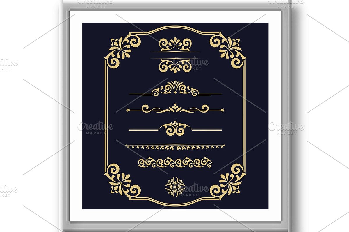 Vintage set. Floral elements for, a Texture Graphic by RODINA (Photo 3 of 3)