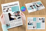 Business Newsletter V802, a Brochure Template by Template Shop (Thumbnail 1 of 2)