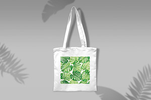 Vector Pattern. Monstera.