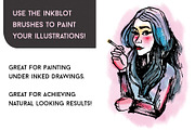 Procreate Ink Blot Brushes Vol 1, a Brush Add-On by The Gypsy Goddess (Thumbnail 5 of 7)