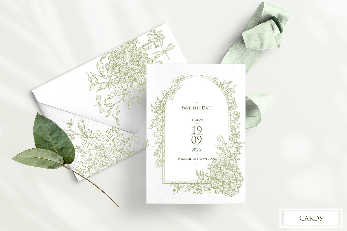 Graphic Pink&Green Wedding 2, an Object Graphic by Knopazyzy (Photo 7 of 14)