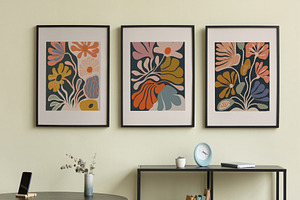 Modern Botanical Flower Art Print