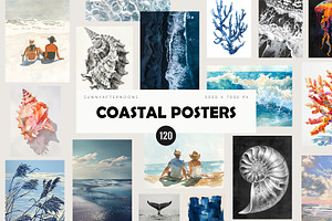 Coastal Wall Gallery Posters, a Graphic by SunnyAfternoons