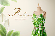 Anthurium flowers, a Pattern Graphic by Sundra (Thumbnail 7 of 15)
