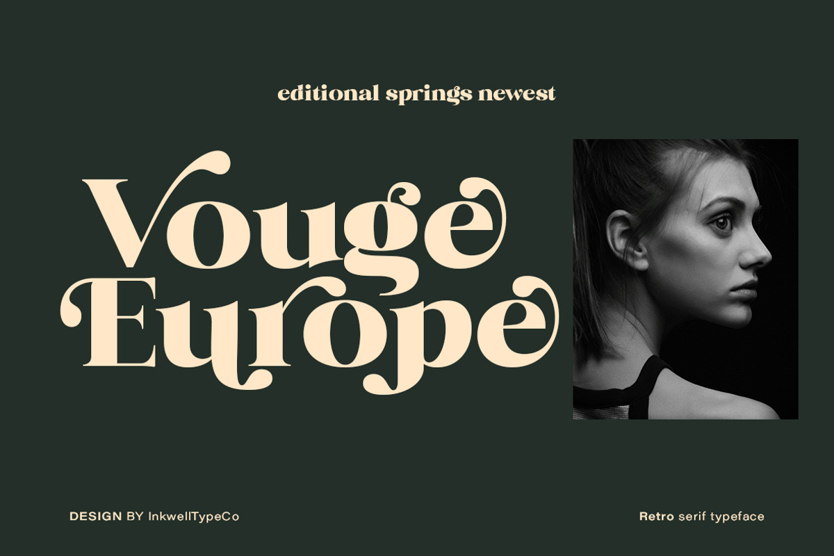 Keratha - MODERN RETRO TYPEFACE, a Serif Font by InkwellTypeCo (Photo 6 of 14)