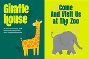 Zaffy Zoo Bold Playful Kids Font, a Sans Serif Font by Serbaneka Studio (Thumbnail 3 of 6)