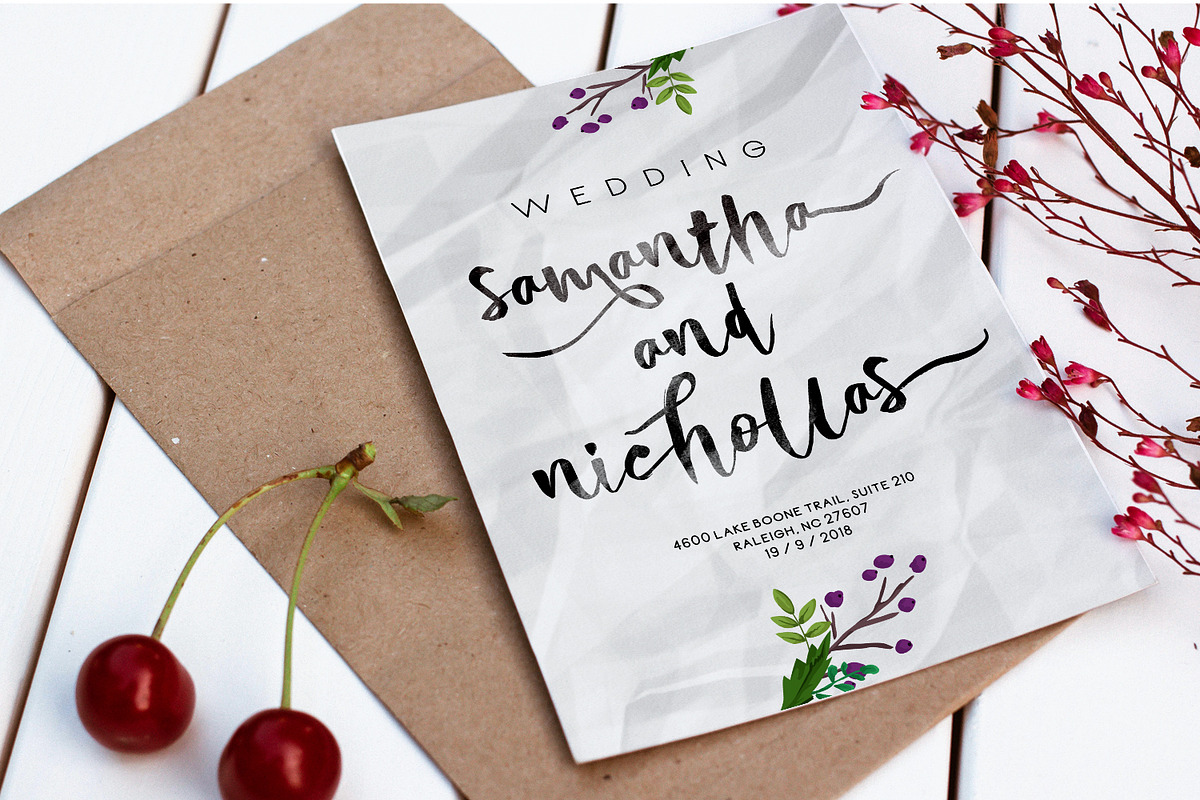 Violaceous - Brush Script preview 8