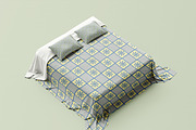 Denim blue Retro Floral Tile, a Pattern Graphic by snadiacreations (Thumbnail 2 of 3)
