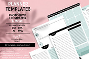 Planner Templates V1 PSD AI SVG EPS, a Templates & Theme by Studio Kitsch (Thumbnail 4 of 4)