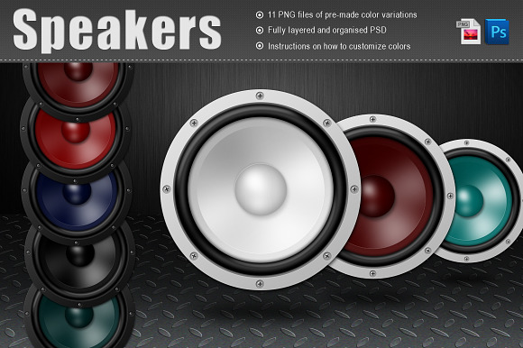 Speakers Isolated preview 2