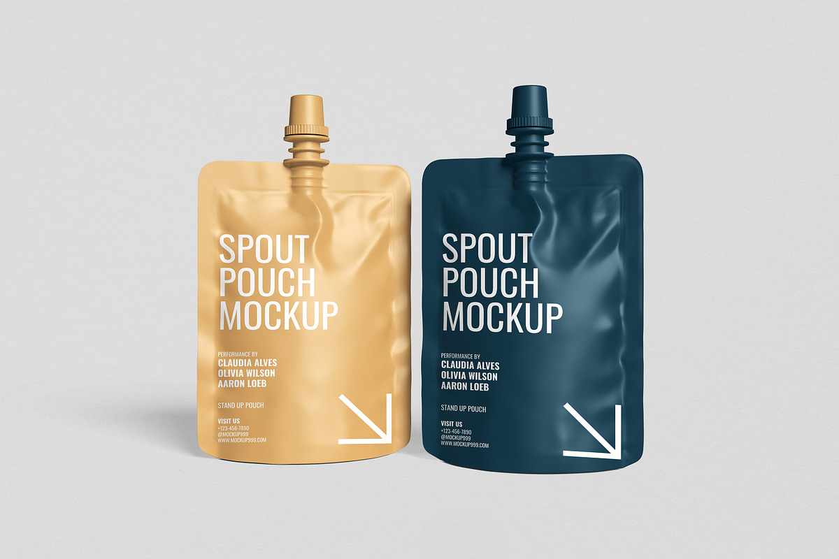 Stand Up Pouch Mockup, a Packaging Mockup by AnasStudio (Photo 7 of 7)