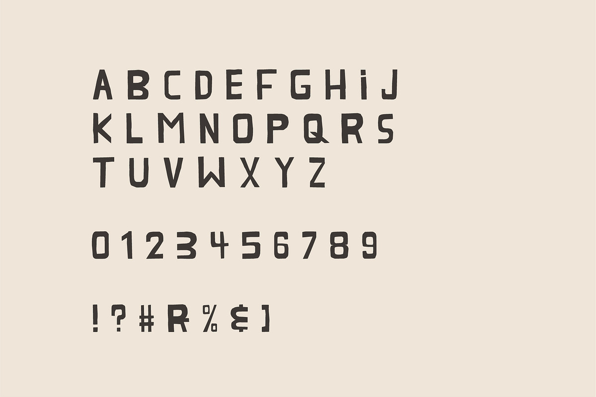 Market Muti, a Sans Serif Font by Liam MacSweeney's (Photo 5 of 5)