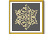 Damask Vector Orient Pattern, a Decorative Illustration by FineArtStudio (Thumbnail 3 of 3)