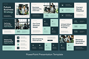Green White Business Plan Powerpoint, a Presentation Template by Sixtemp (Thumbnail 2 of 3)