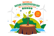 10 World Nature Conservation Day, a Seasonal Illustration by denayunebgt (Thumbnail 1 of 4)