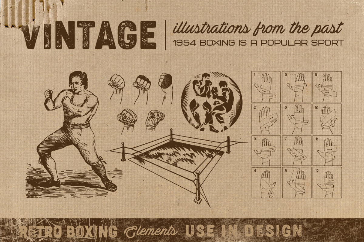Retro boxing, an Illustration by Retro Machine (Photo 6 of 7)