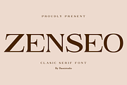 ZENSEO Clasic Serif Font, a Serif Font by Basnistudio (Thumbnail 1 of 6)