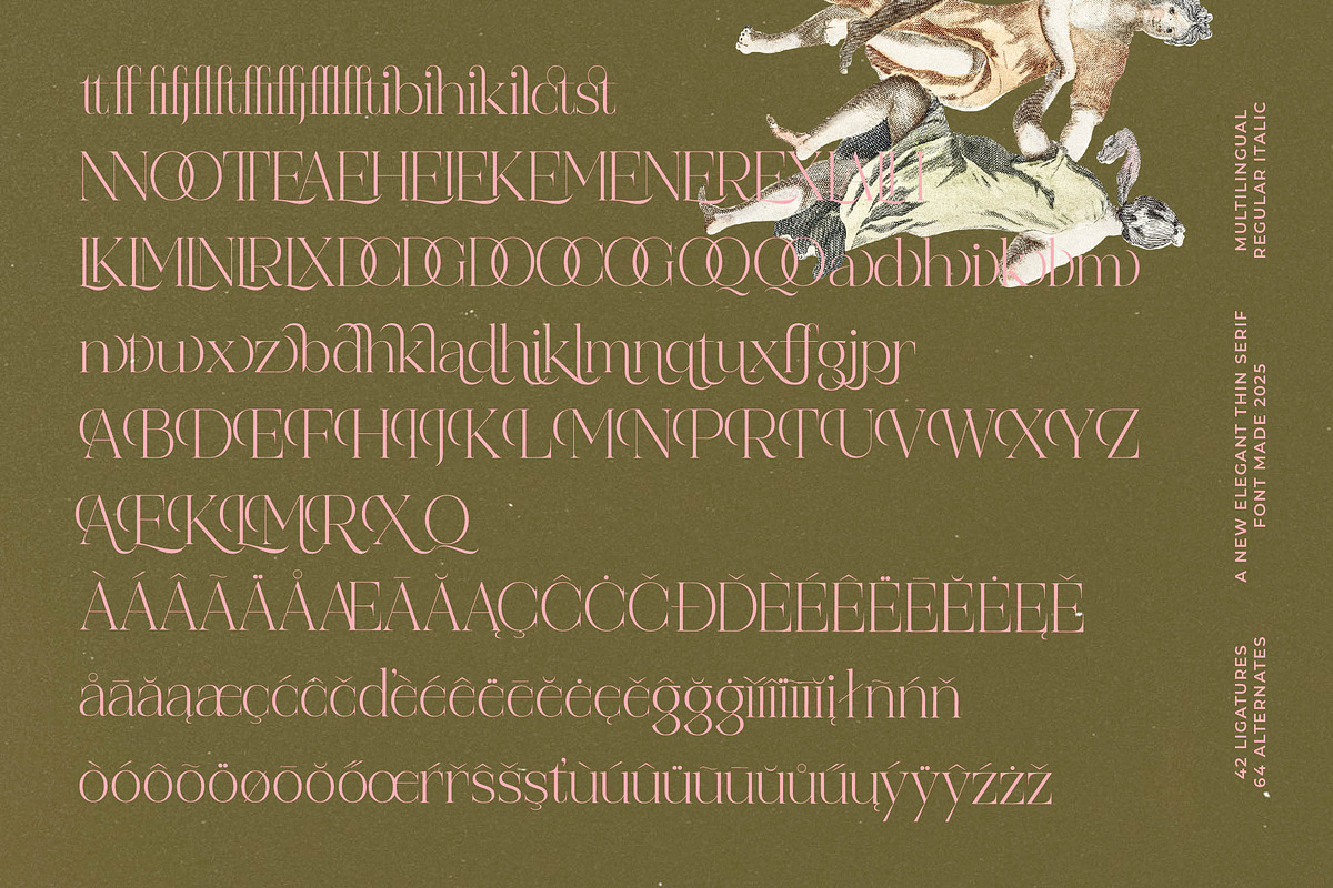 Reaons | Elegant Thin Serif Font, a Serif Font by timelesstype.co (Photo 12 of 15)