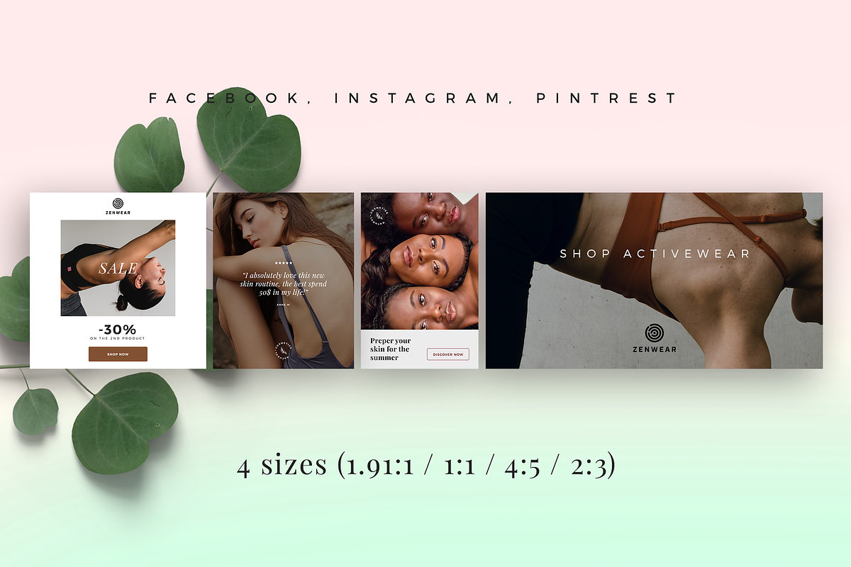 24 Social Media Ads Templates, a Social Media Template by The Cave Graphics (Photo 4 of 5)