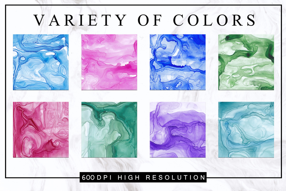 MODERN INK - Abstract Textures Pack, a Texture Graphic by Yashroom (Photo 3 of 10)