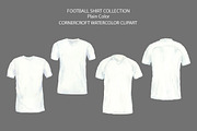Watercolour football shirt in plain, a Person Illustration by Corner Croft (Thumbnail 3 of 5)