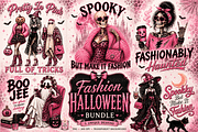 Fashion Halloween Leopard Png Bundle, a Seasonal Illustration by Daisy Design (Thumbnail 1 of 6)
