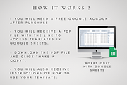 Editable Monthly Budget Template, a Templates & Theme by BRANDcontent (Thumbnail 5 of 7)
