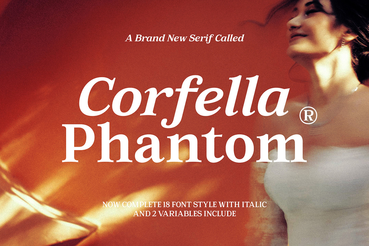 Corfella Phantom, a Serif Font by Propertype (Photo 1 of 12)