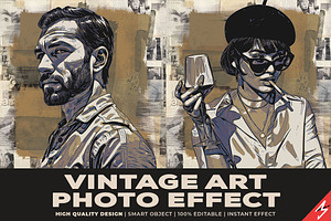 Vintage Art Photo Effect